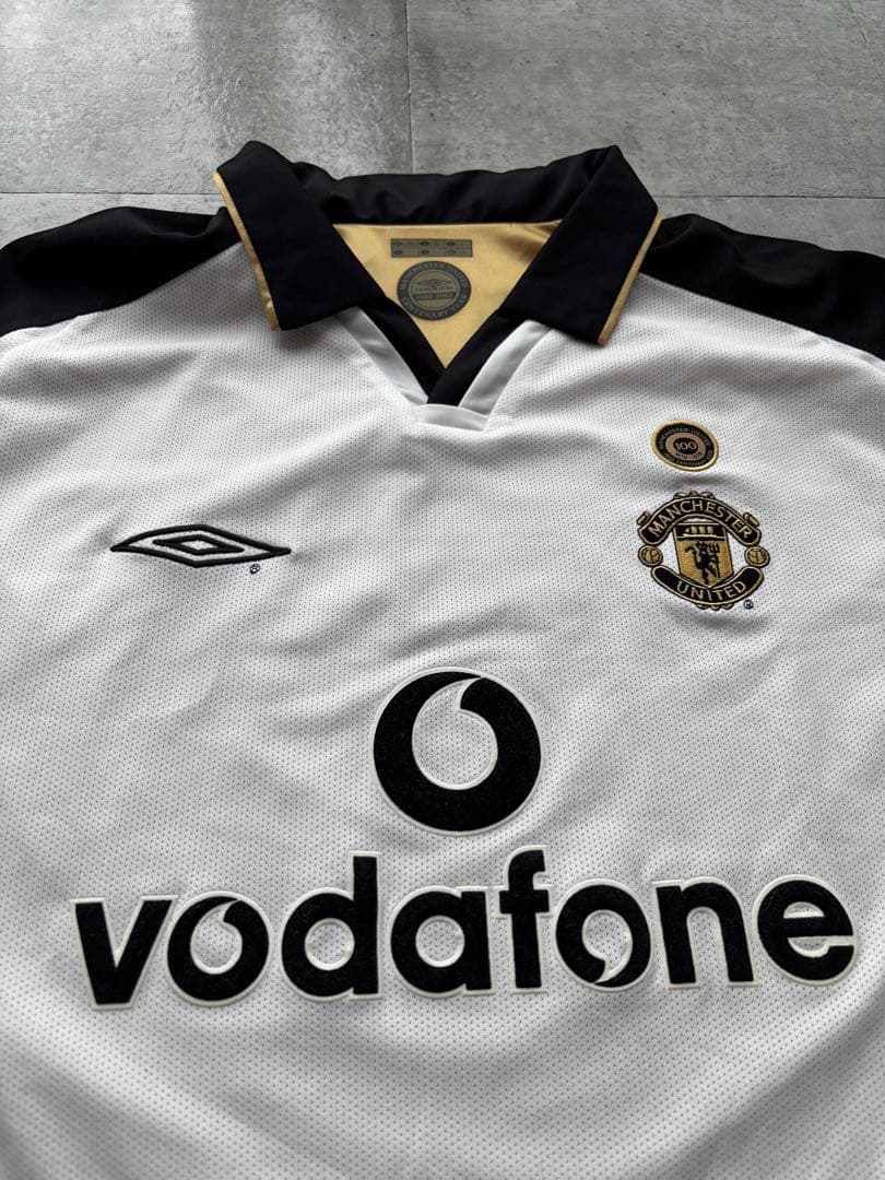01-02 ベッカム　マンチェスターユナイテッド　100周年記念ユニフォーム