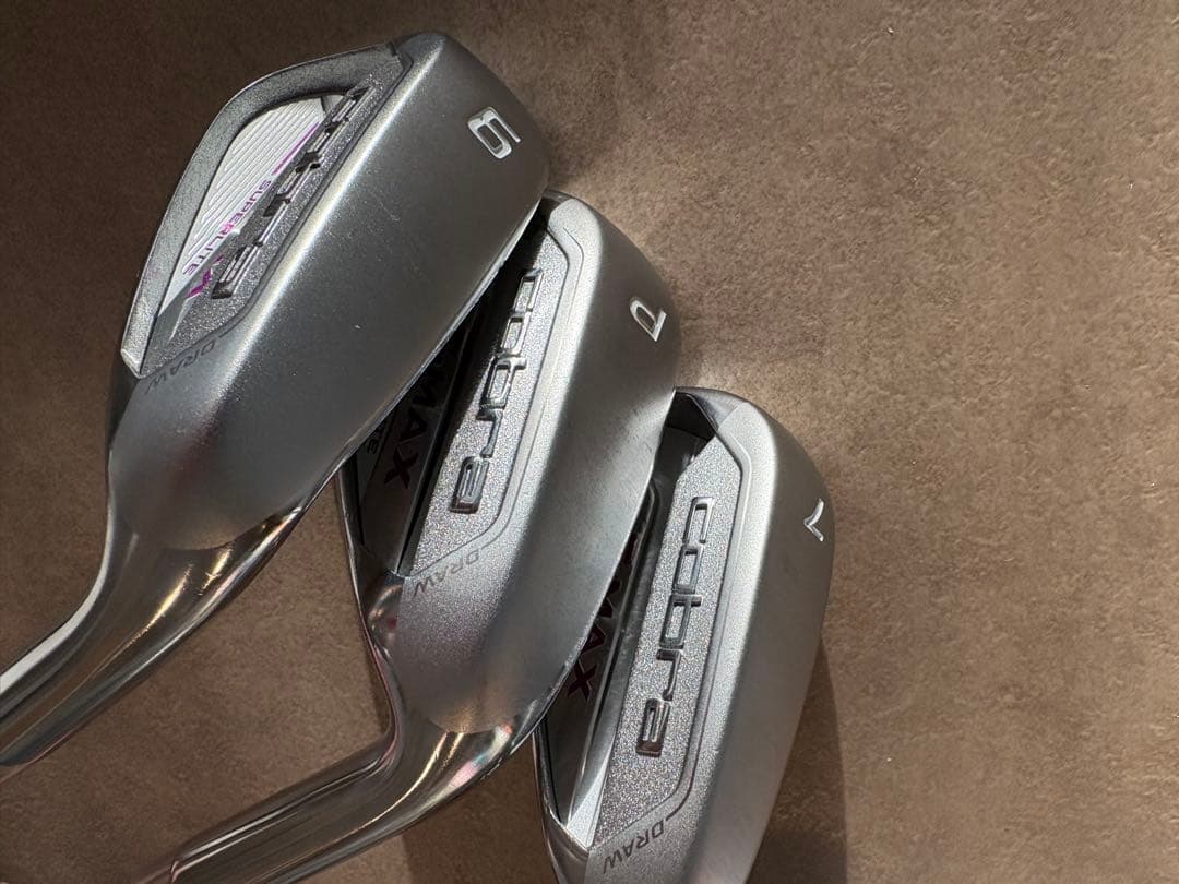 Cobra F-MAX 　レディースアイアン　7番9番Pアイアン3本セット