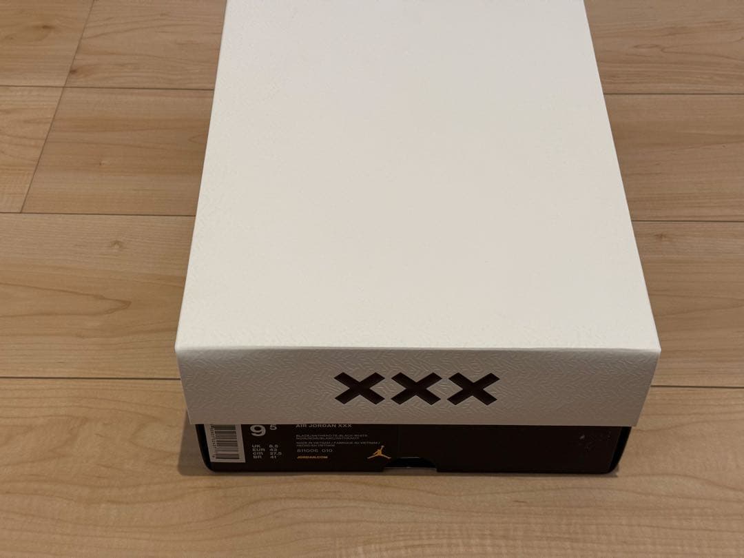 AIR JORDAN XXX エアジョーダン30 ブラック/ホワイト27.5cm