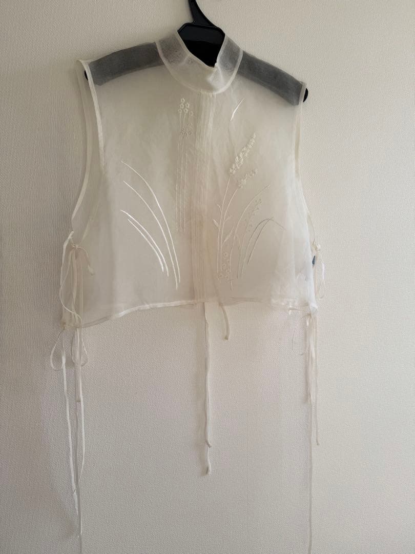 【クリーニング済】Mame Kurogouchi シルクベスト