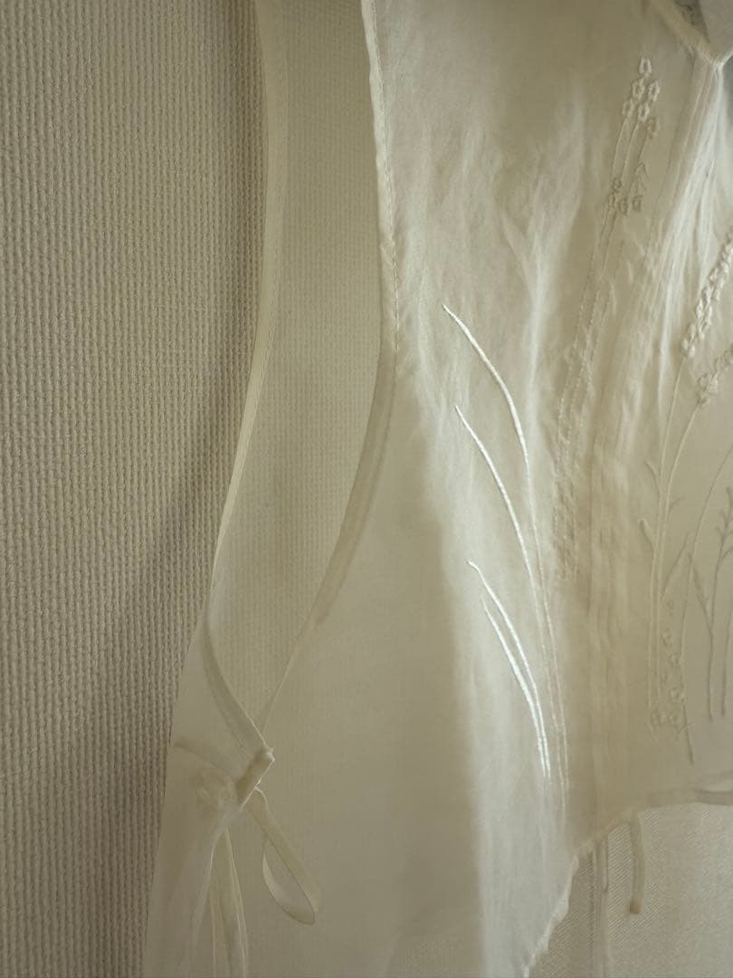 【クリーニング済】Mame Kurogouchi シルクベスト