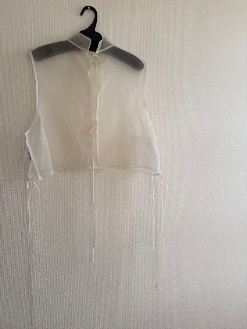 【クリーニング済】Mame Kurogouchi シルクベスト