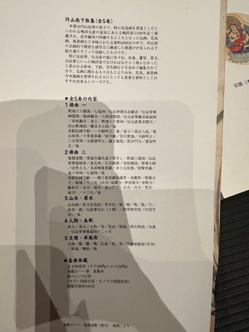 円山派下絵集 4冊セット　高井琮玄編　光村推古書院　未使用品
