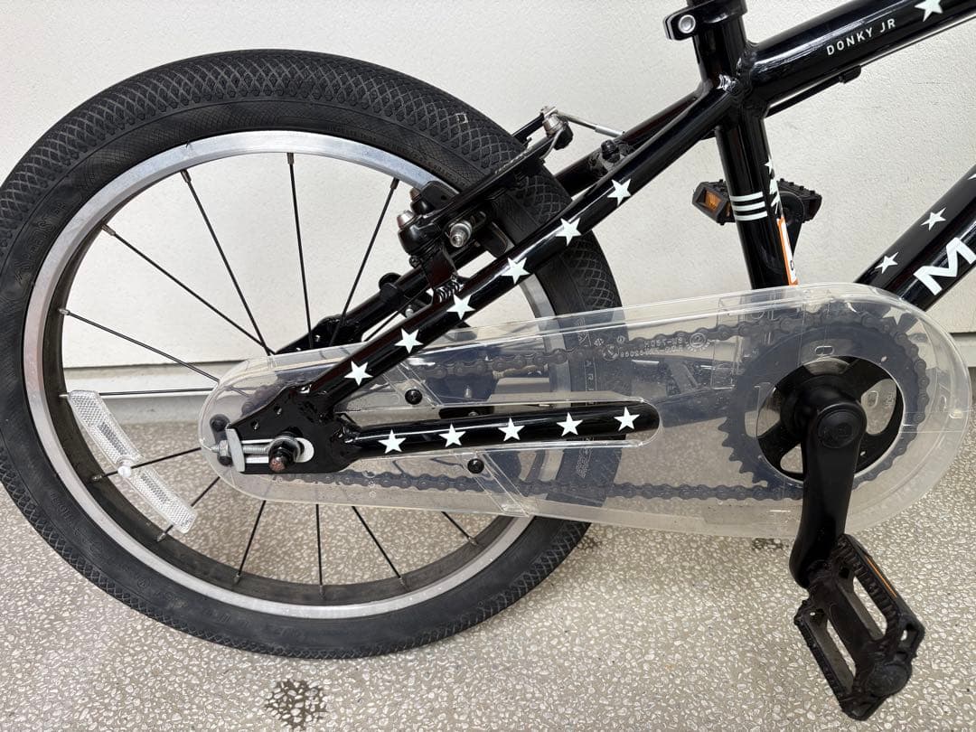 MARIN キッズバイク 黒 星模様 直接取り引き可能