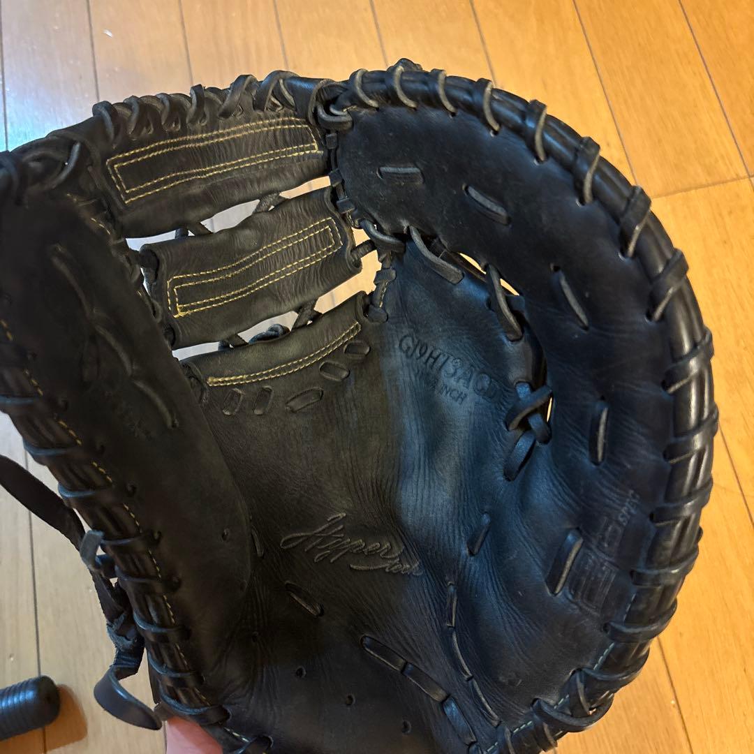 u*b様 Rawlings ブラック 軟式グローブ GPH-30 ファーストミッ