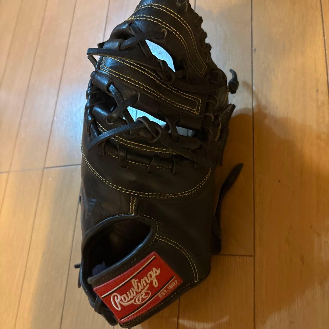 u*b様 Rawlings ブラック 軟式グローブ GPH-30 ファーストミッ