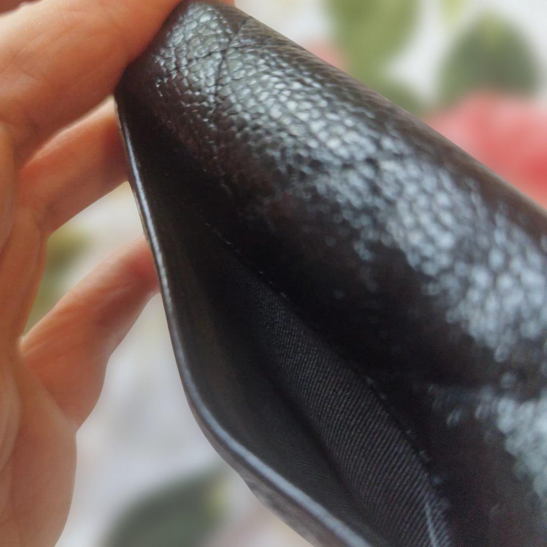 シャネルキャビアスキン　キーケース