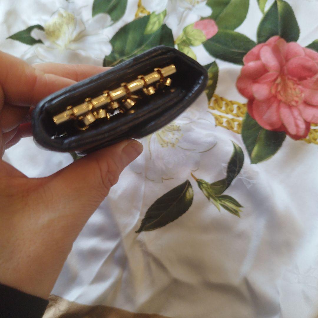 シャネルキャビアスキン　キーケース