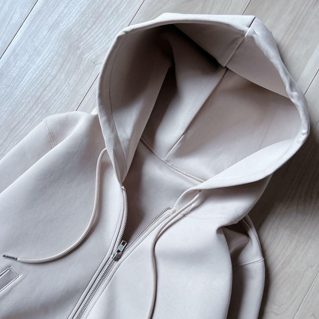 ほぼ未使用＊【2025】Spick & Spanストレッチジップフードパーカー