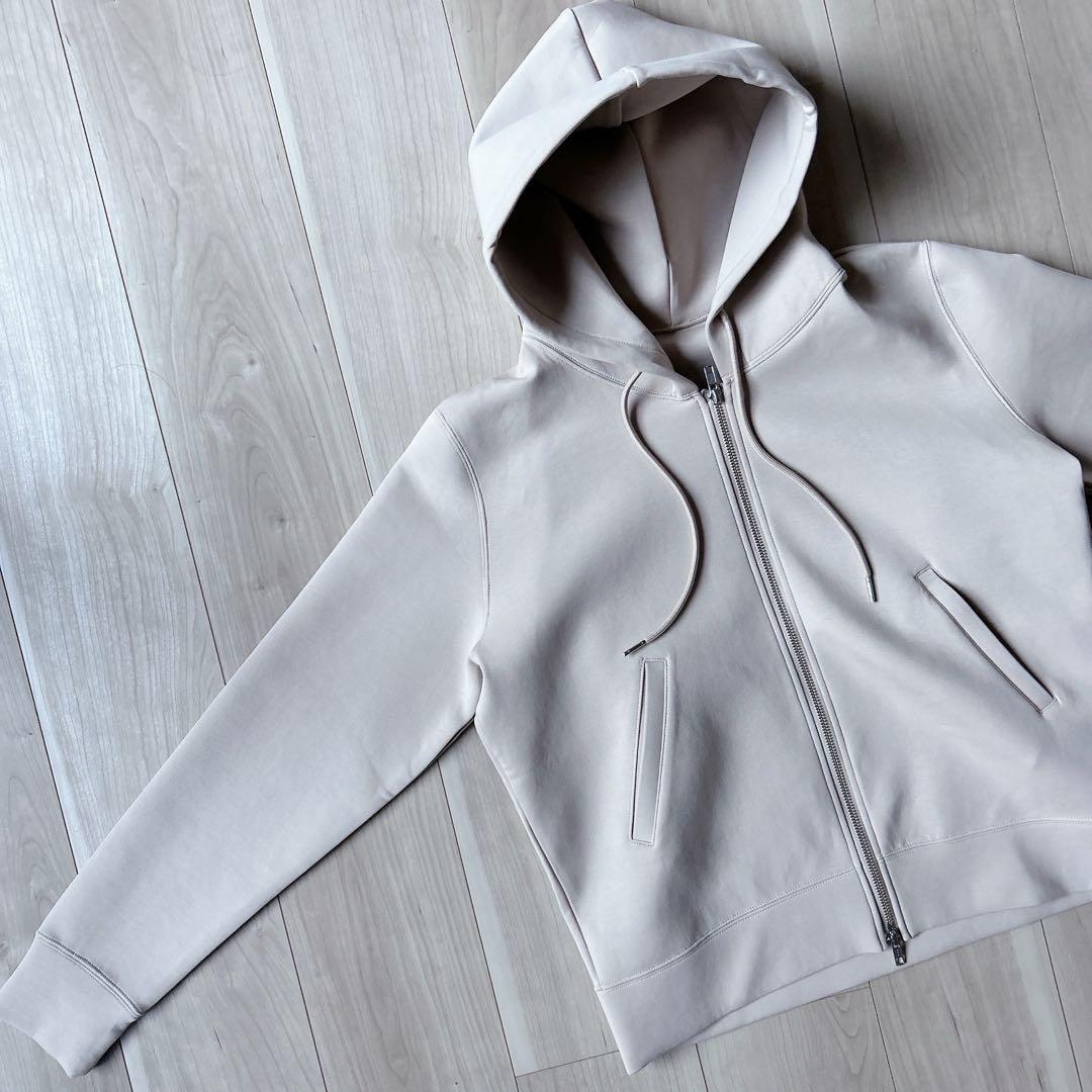 ほぼ未使用＊【2025】Spick & Spanストレッチジップフードパーカー