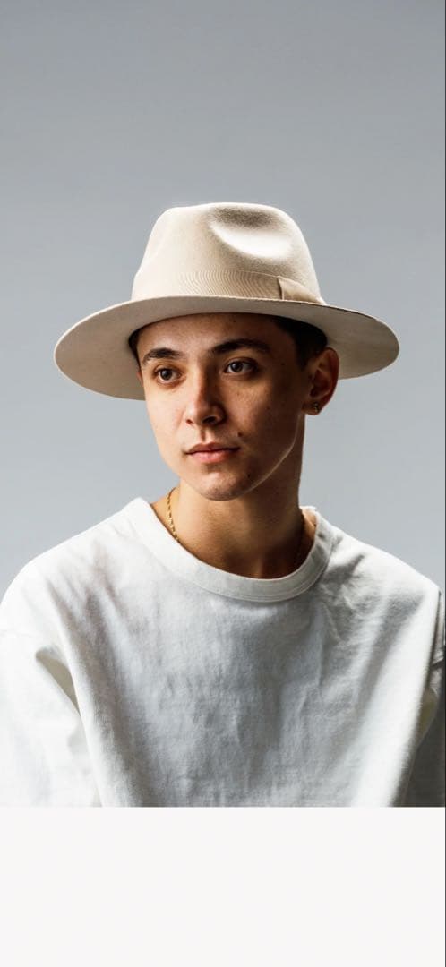 REQ HATTER MIDDLE BRIM FLAT HAT L 極美品