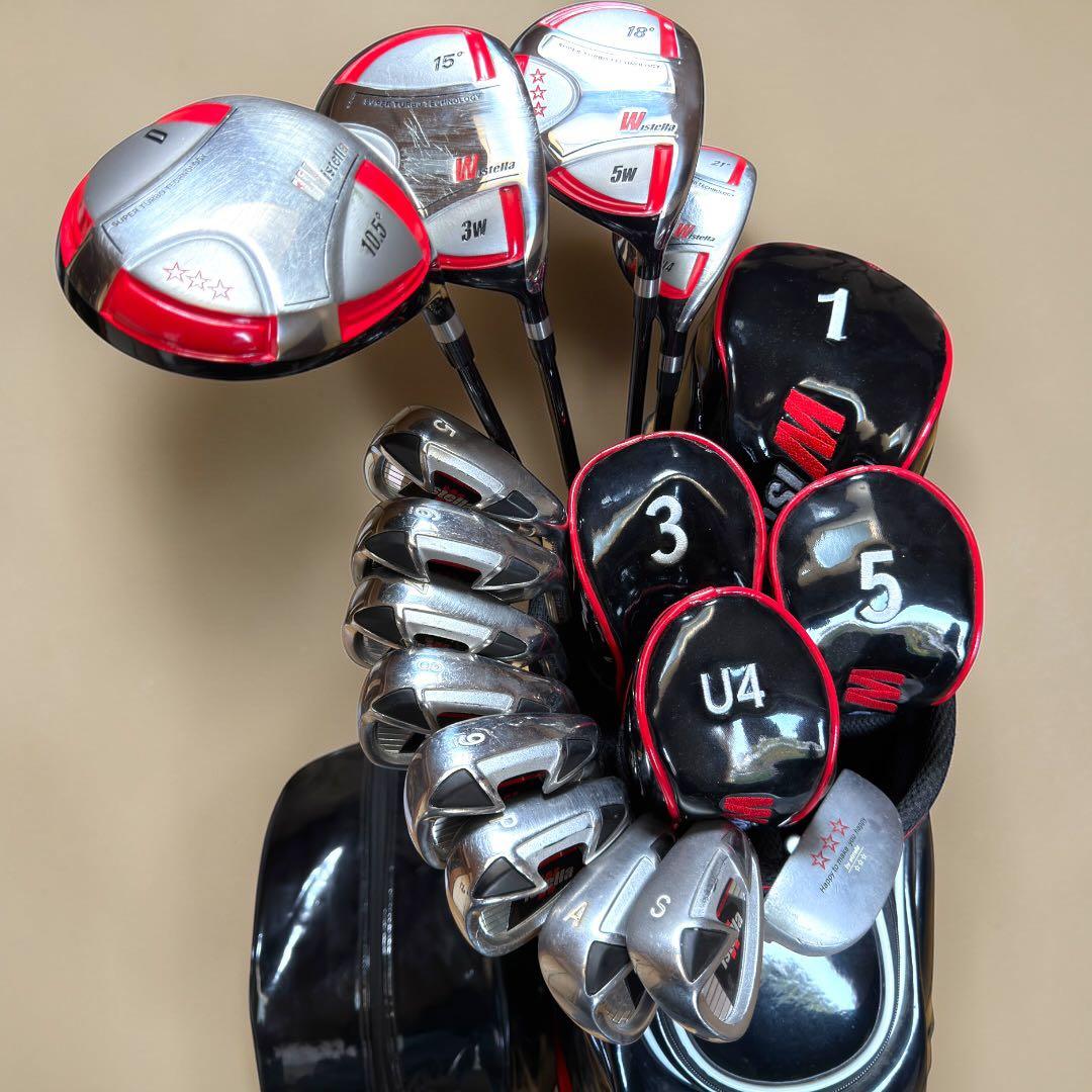 大特価 Wistella ウィステラ 即ラウンド可 初心者 ゴルフクラブ セット