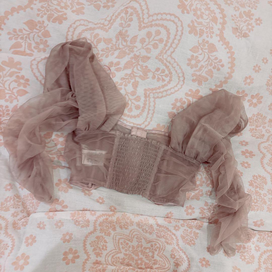 【送込】スナイデル チュールボレロリブニットワンピース