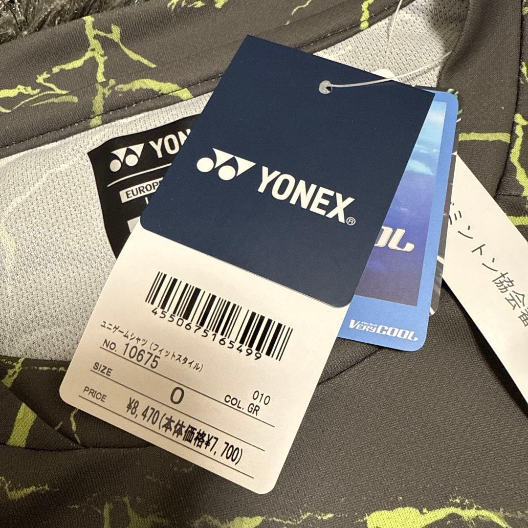 新品未使用 YONEX ゲームシャツ Oサイズ