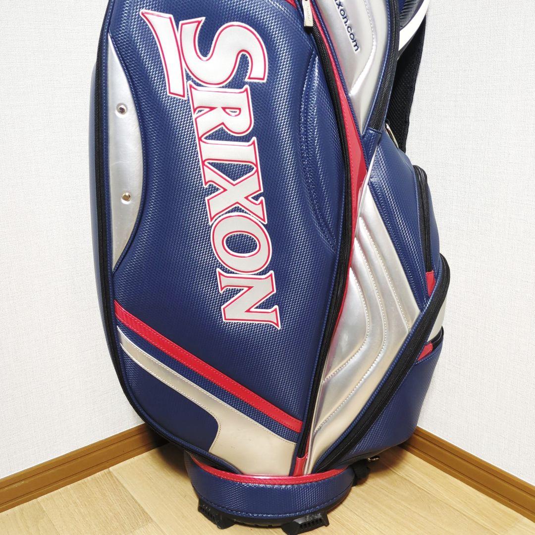 SRIXON スリクソン キャディバッグ レッド×ネイビー 4分割