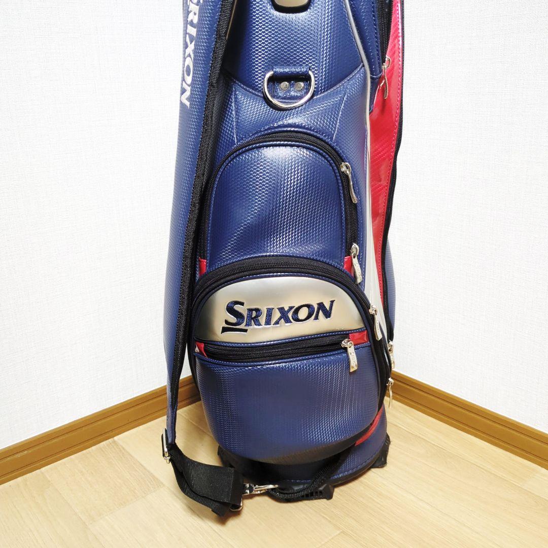 SRIXON スリクソン キャディバッグ レッド×ネイビー 4分割