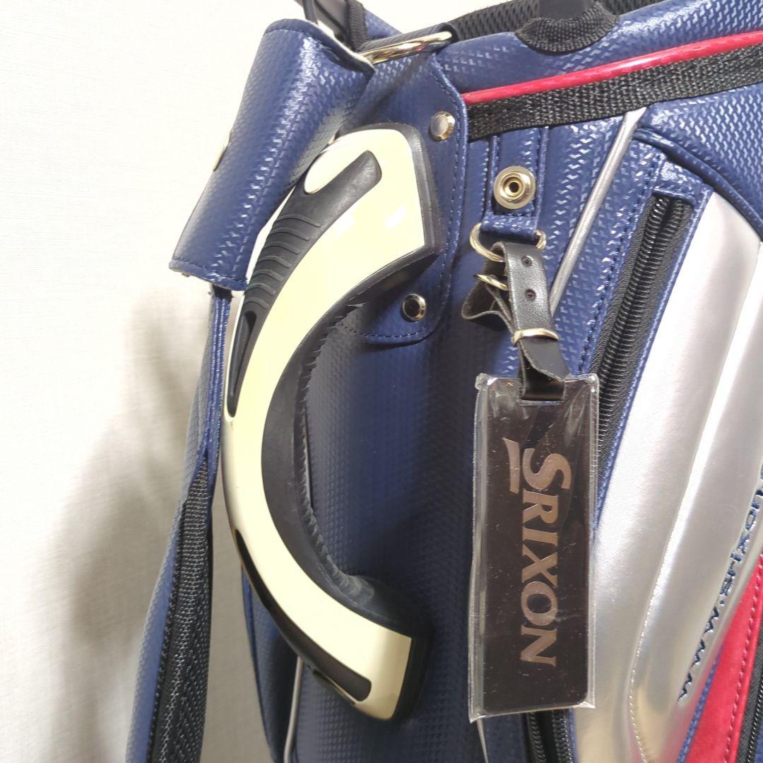 SRIXON スリクソン キャディバッグ レッド×ネイビー 4分割