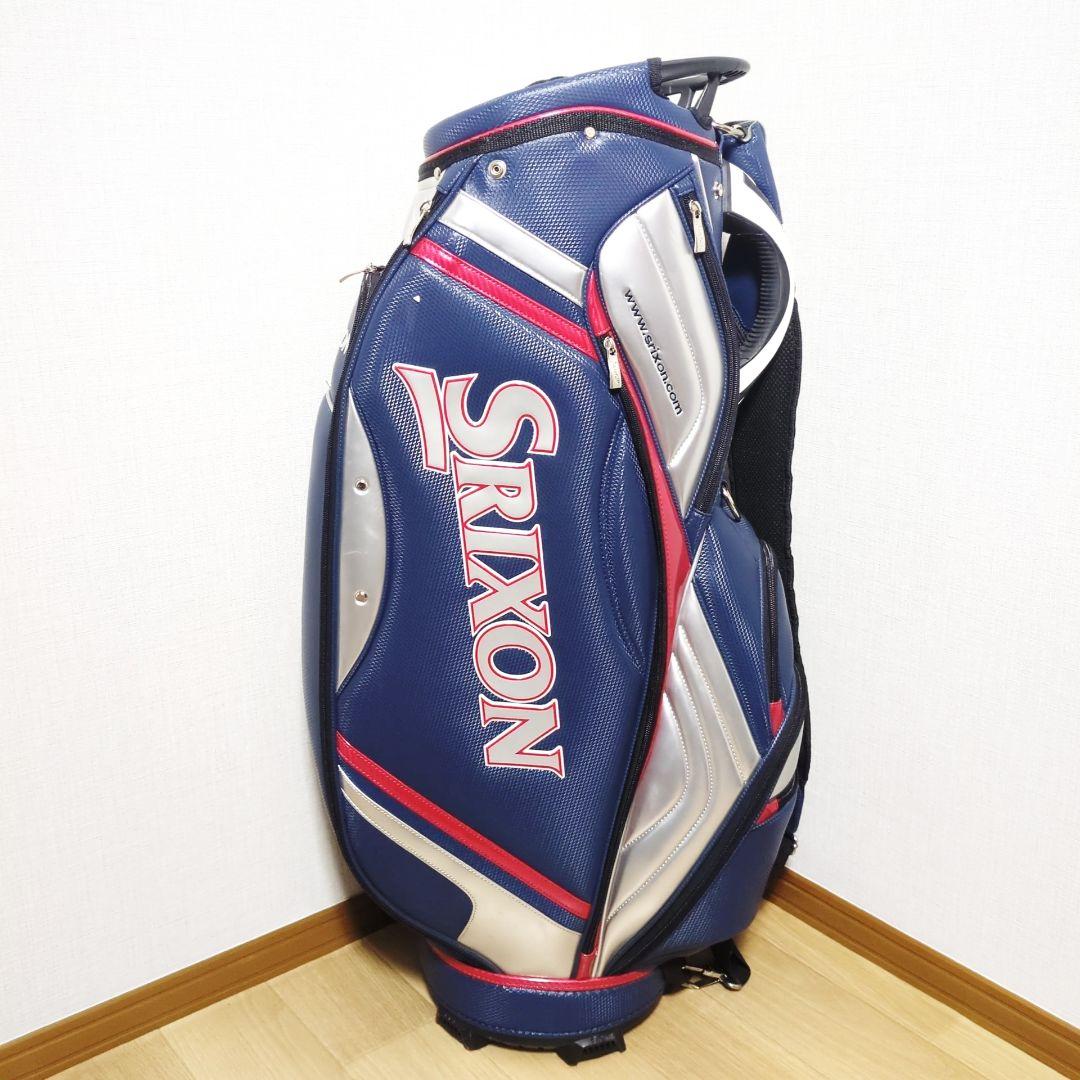 SRIXON スリクソン キャディバッグ レッド×ネイビー 4分割