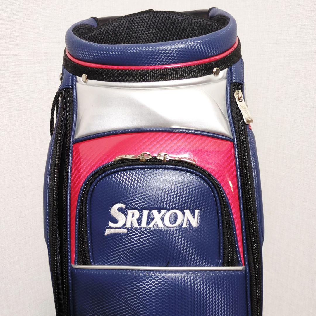 SRIXON スリクソン キャディバッグ レッド×ネイビー 4分割