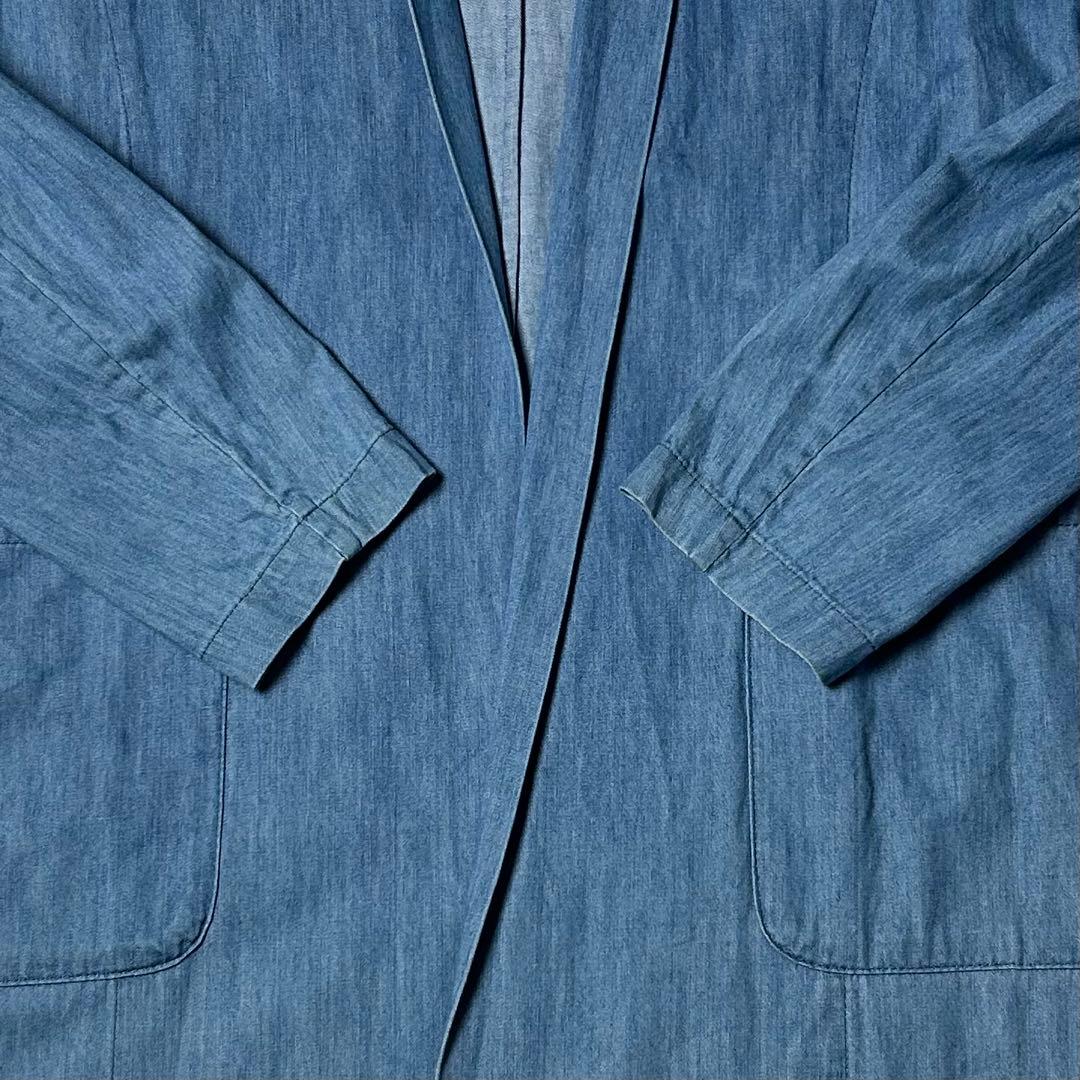 希少✨ アタッチメント ライトオンス デニム ロングストール コート