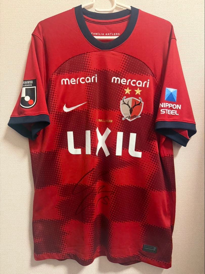 鹿島アントラーズ 2024 ユニフォーム 藤井選手 湘南ベルマーレ XLサイズ