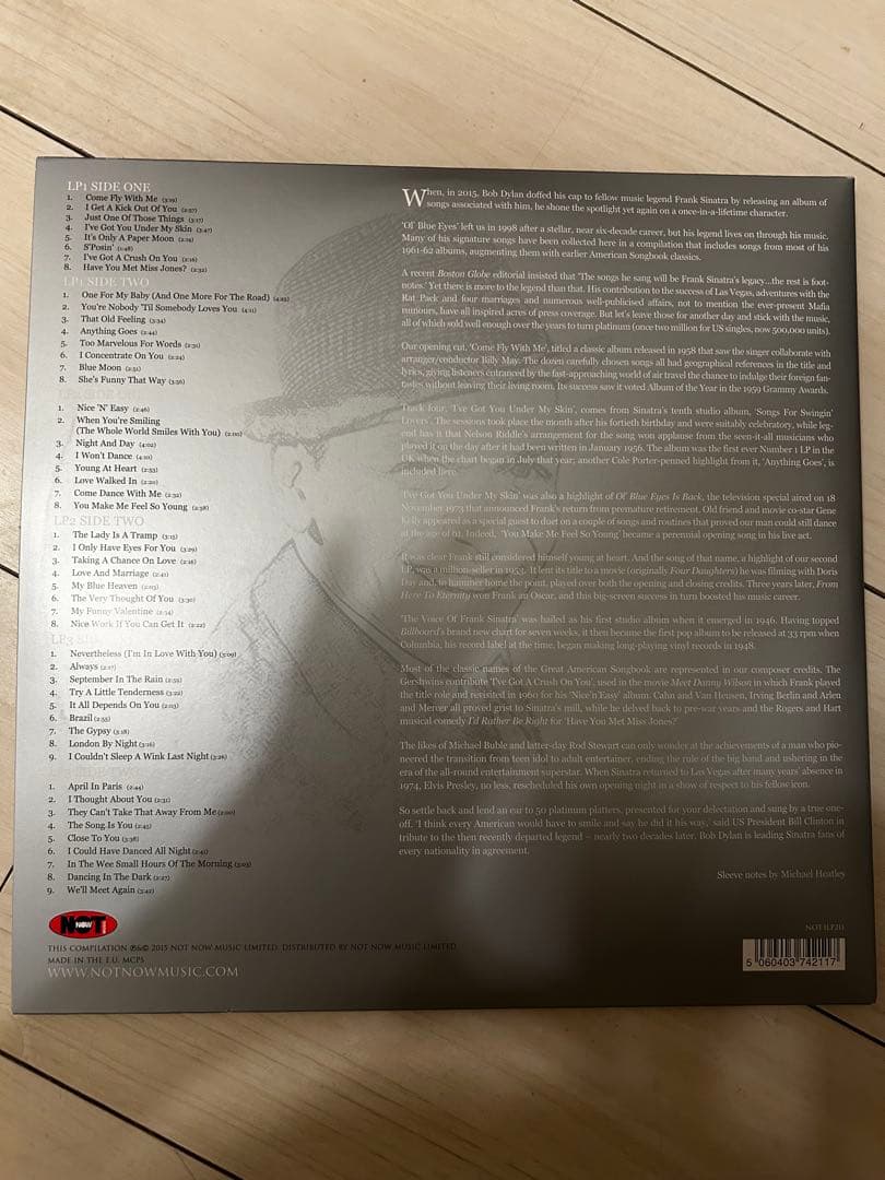 洋楽 SINATRA The PLATINUM COLLECTION 3LP