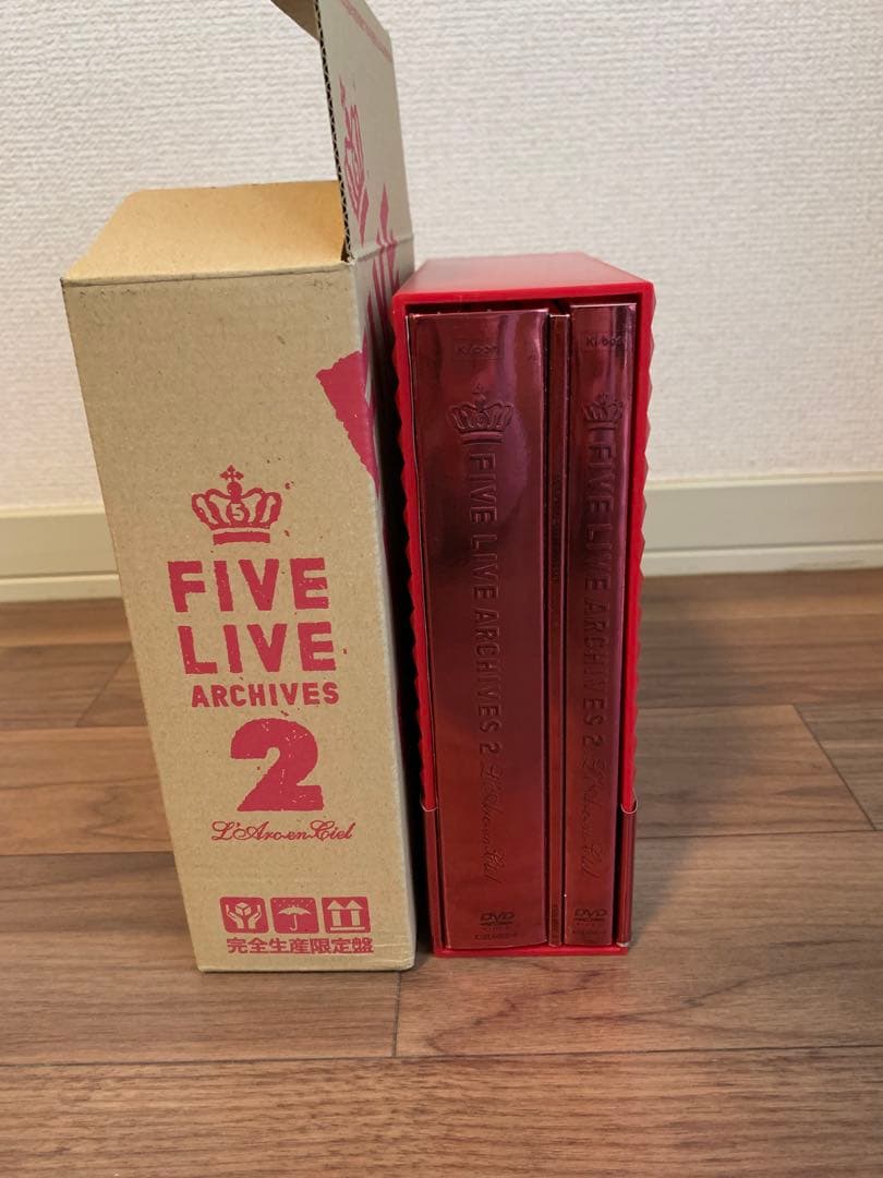 ラルク FIVE LIVE ARCHIVES2 完全生産限定盤 DVD5枚