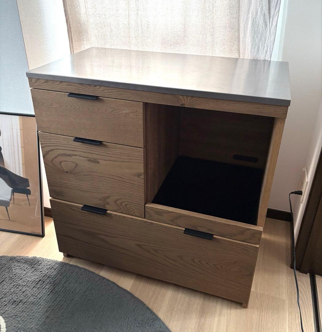 【nyanpon】unicoADDAY キッチンカウンター　W820