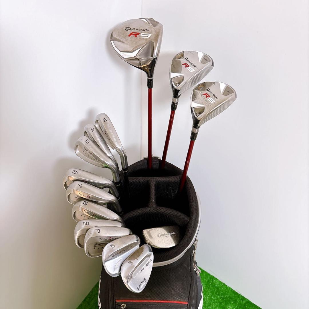 良品 テーラーメイド R9 メンズ　ゴルフ 14本 セット S 初心者