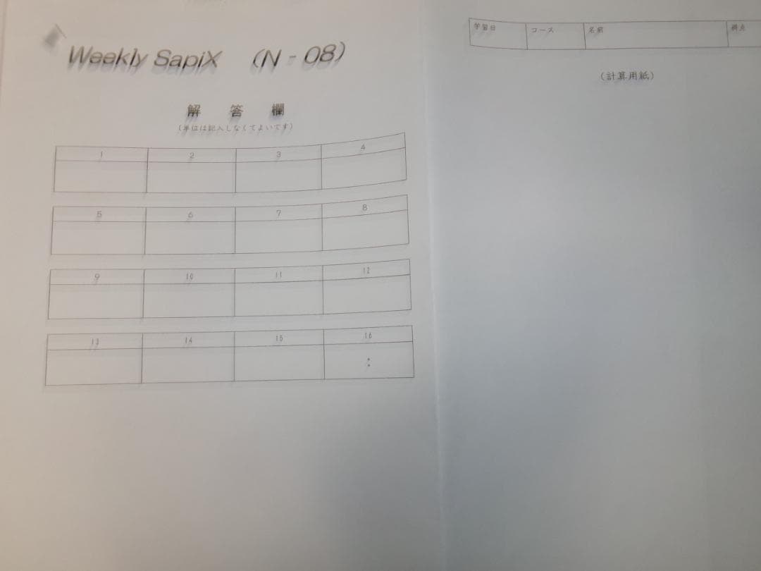 サピックス＊６年＊算数／土曜特訓プリント＊１７回＊灘 専用 （難関）＊２０２５年