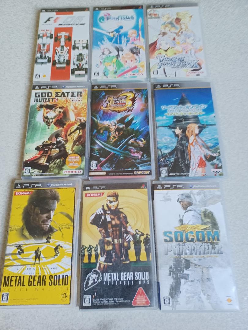 PSP本体とソフト