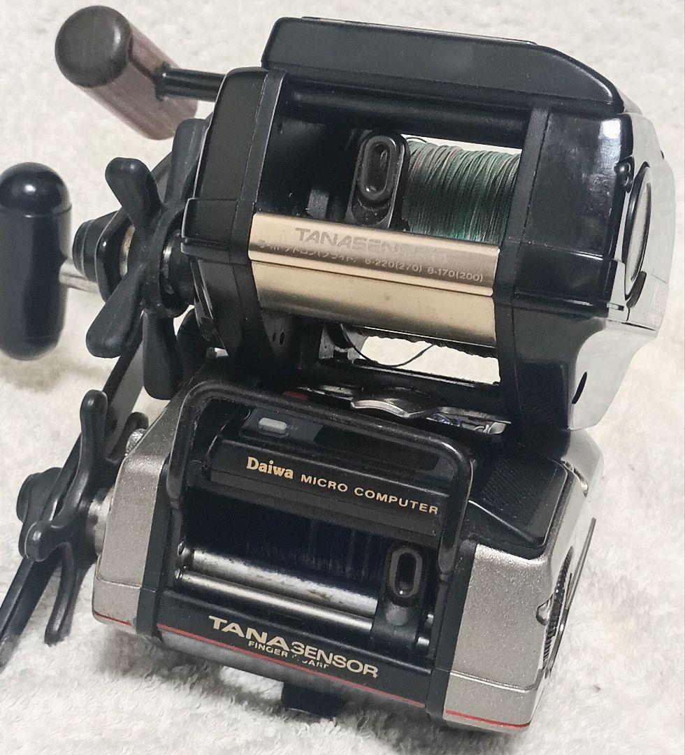 ダイワタナセンサーGS-50&X400デジタル深度カウンター付両軸リール