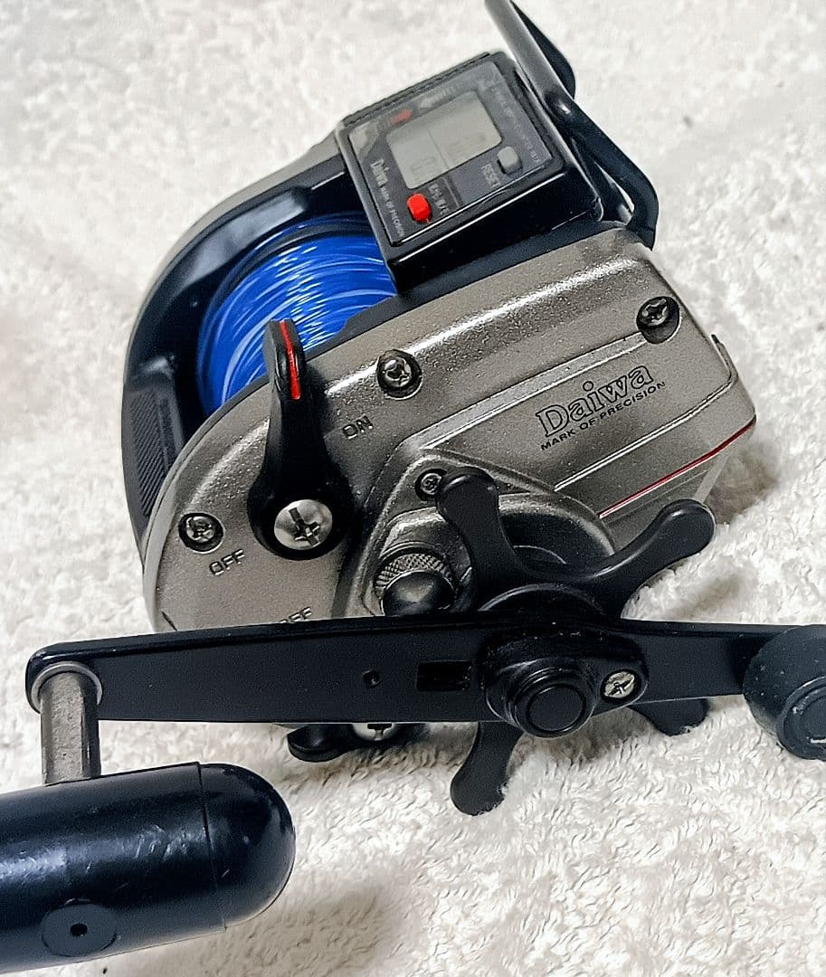 ダイワタナセンサーGS-50&X400デジタル深度カウンター付両軸リール