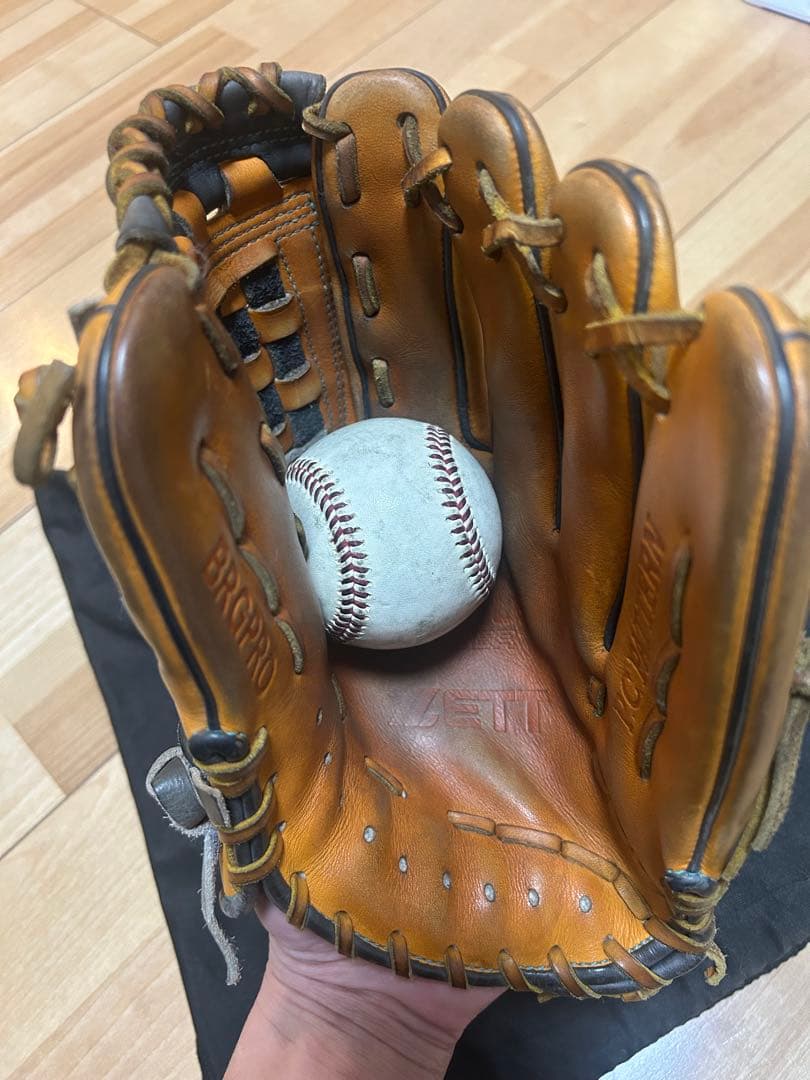 ゼット　プロステイタス　オーダー　軟式内野用グローブ