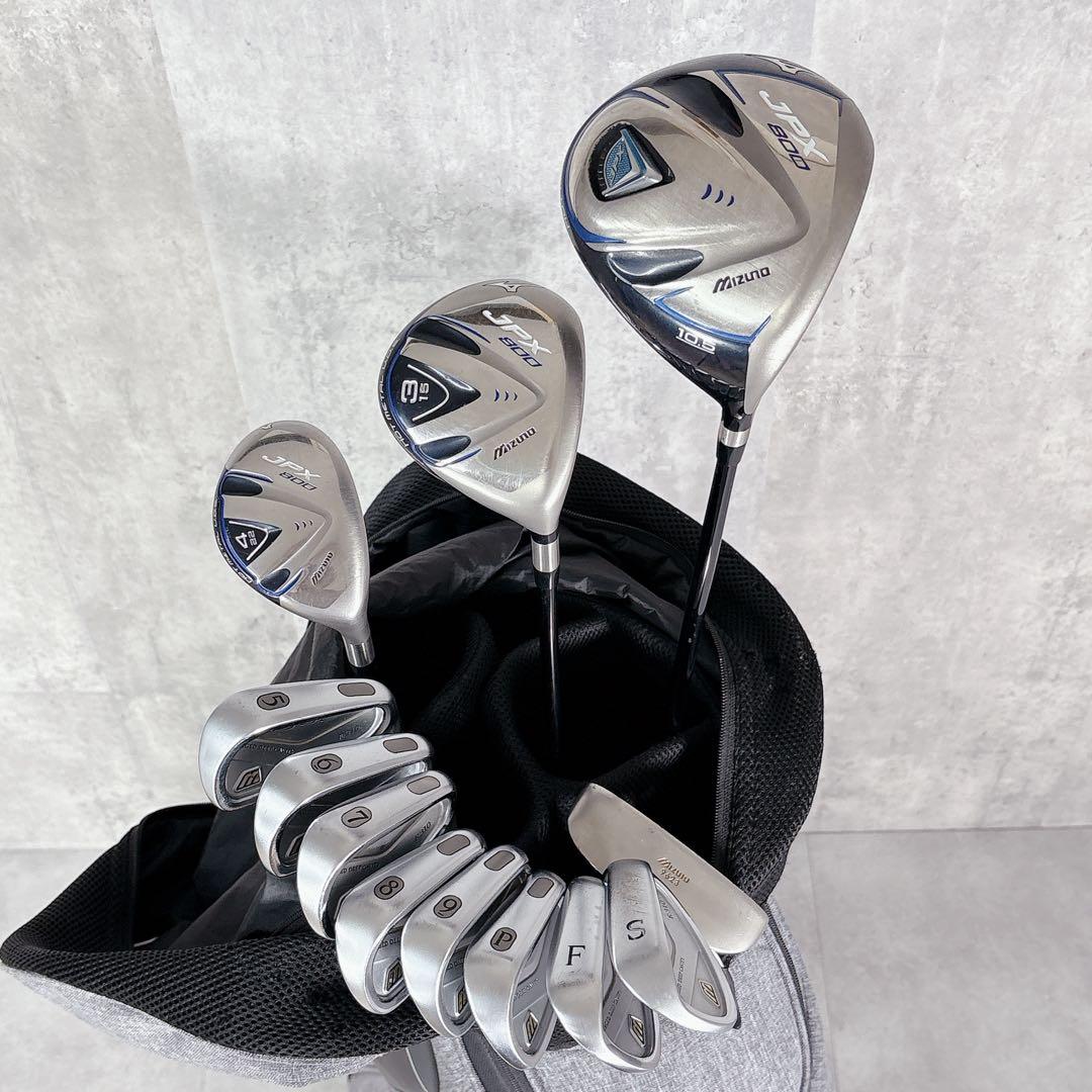 T650 ミズノ ゴルフクラブ メンズ フルセット JPX グレー カッコいい