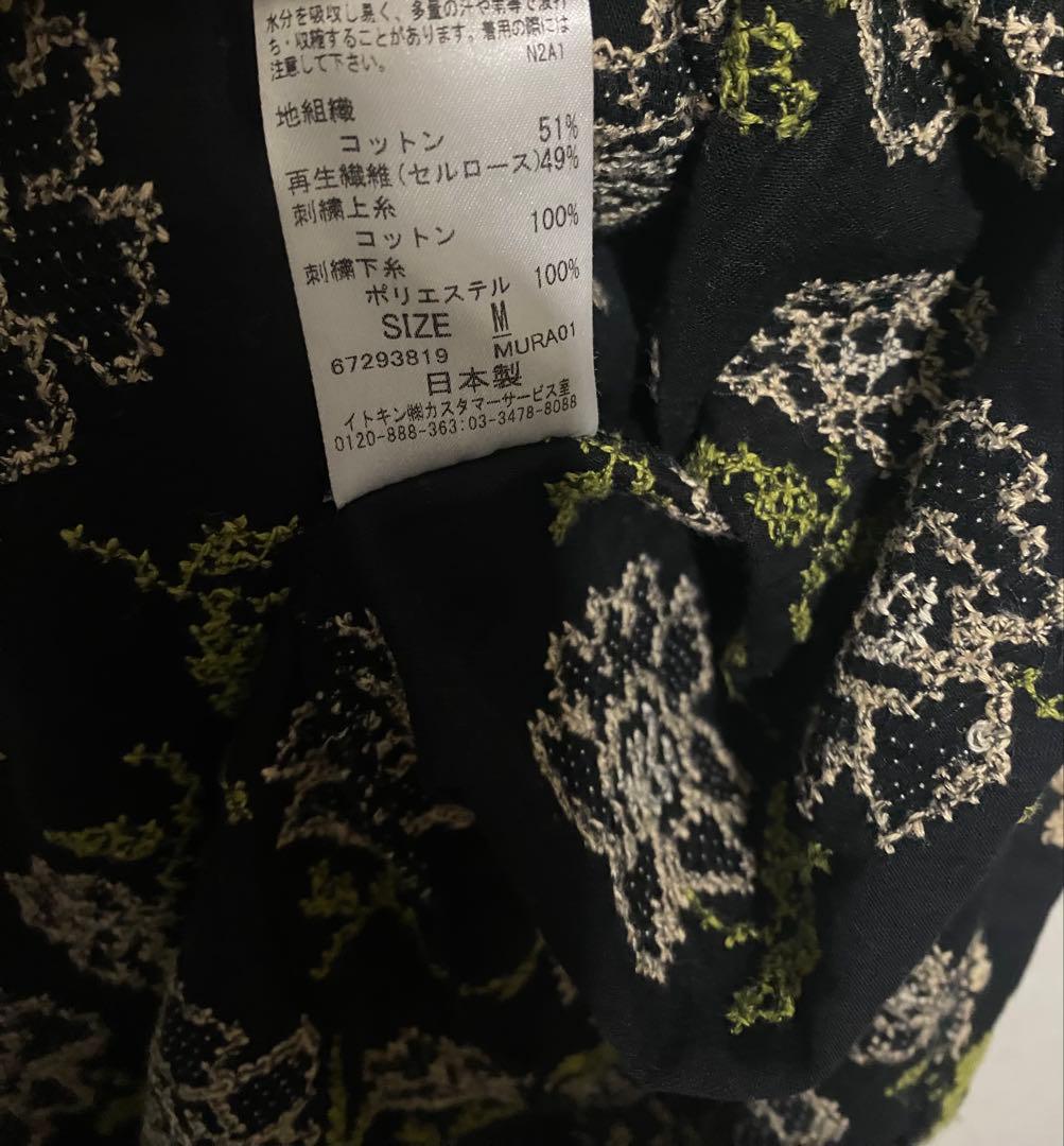 小*家様 sybilla イトキン 刺繍 豪華 ワンピース 花柄 日本製 シビラ