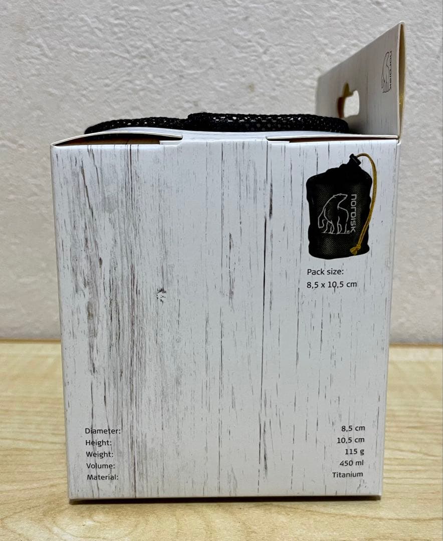 Nordisk マグ　チタン　450ml 新品