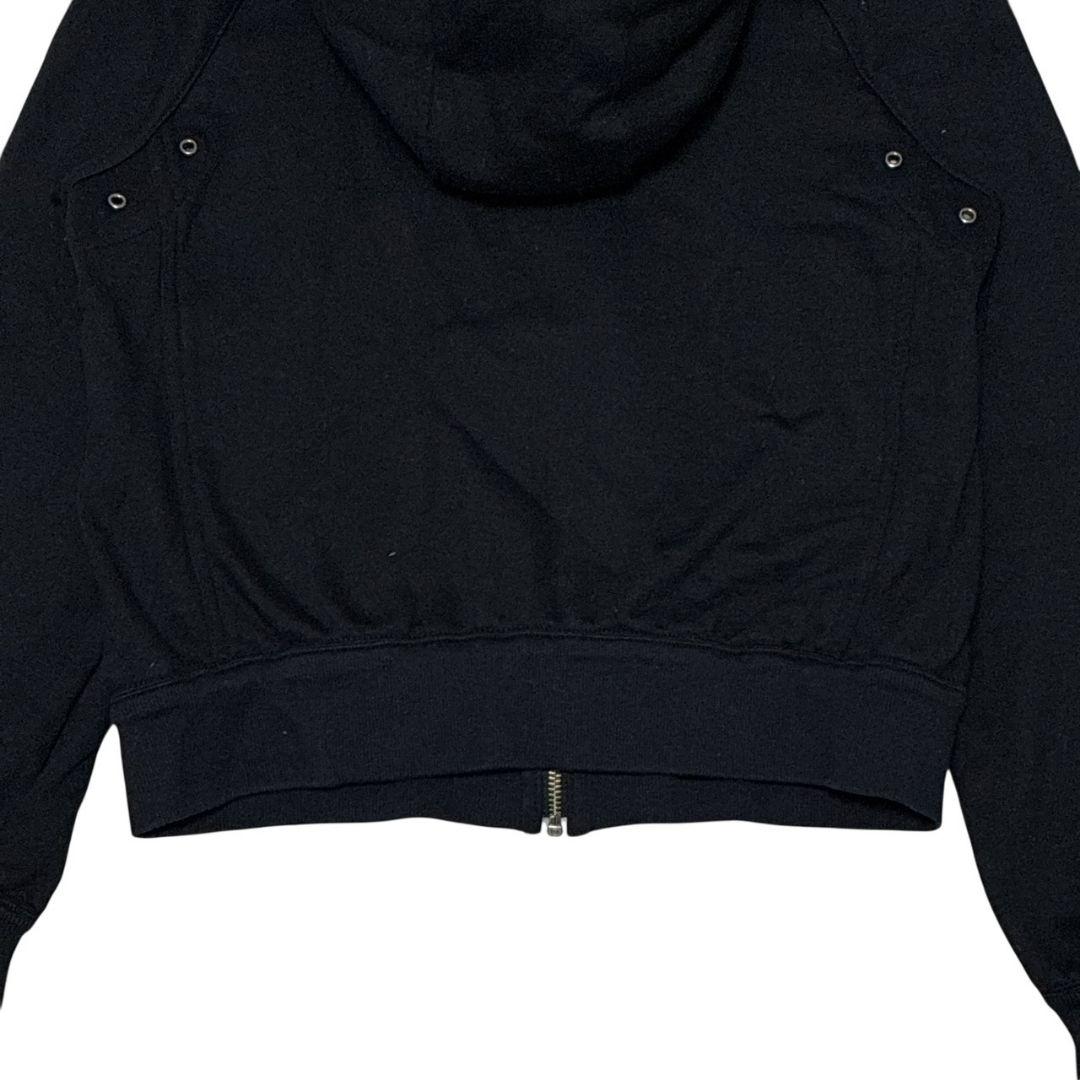 極美品✨バーバリーロンドン パーカー ノヴァチェック ロゴ ジップアップ 黒 2