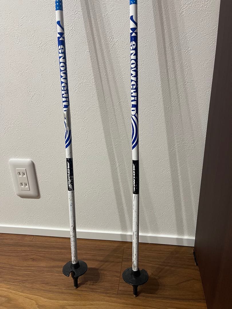 KAZAMA スキー板120㎝ ブーツ21㎝ ストック セット ジュニア 子供用