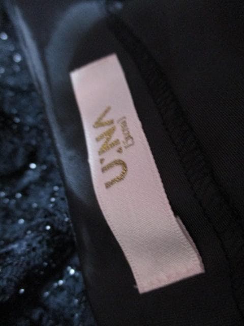 社交ダンス　新品未使用　U:NAユーナー　黒レースにキラッと★ワンピース