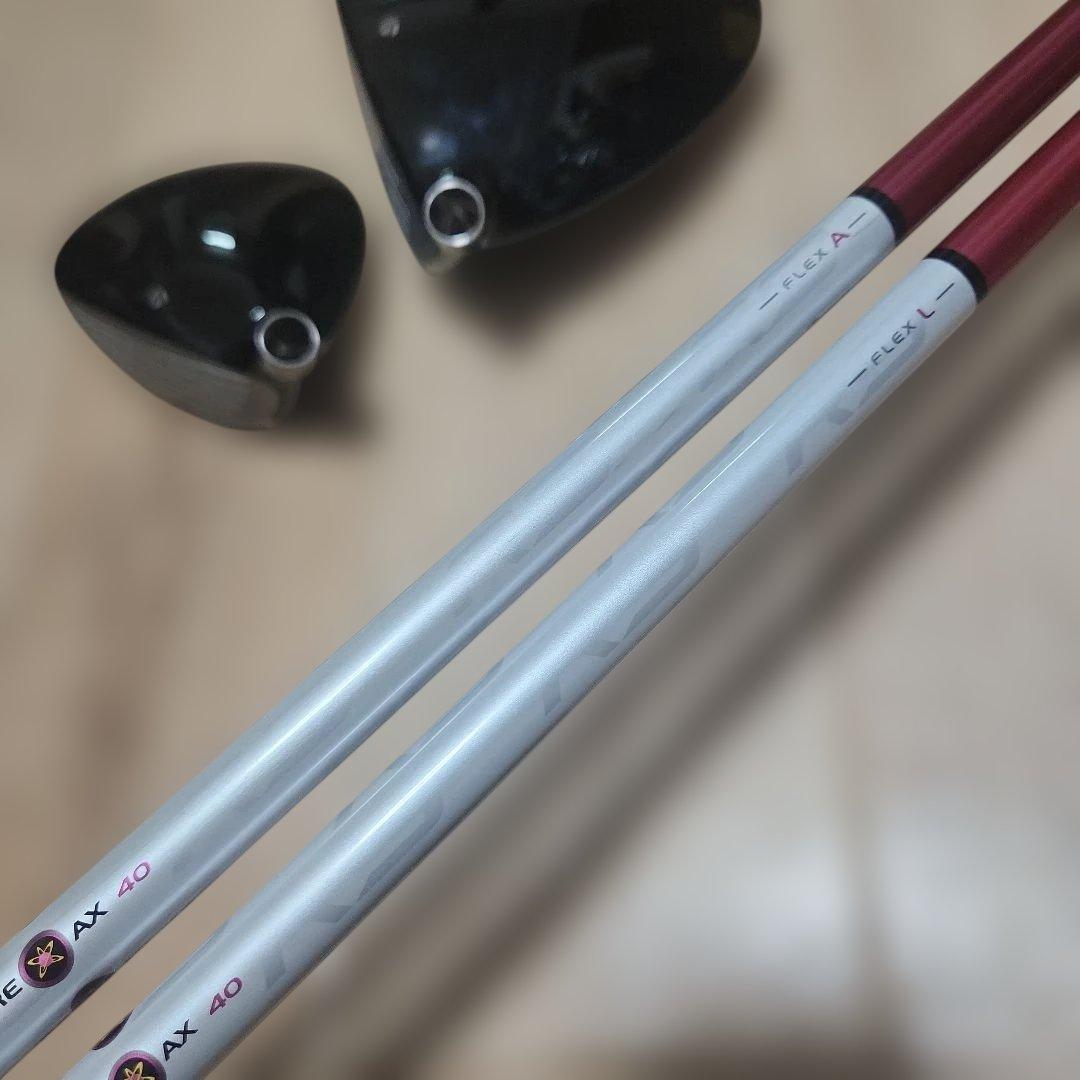 送料込み/テーラーメイドR9MAX/レディース1番ウッド&3番ウッド/2本セット