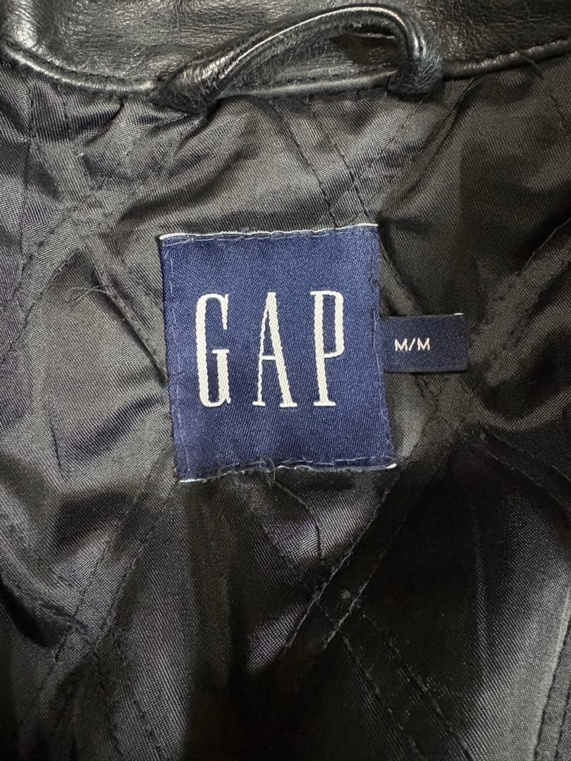 GAP 90s レザー　カーコート