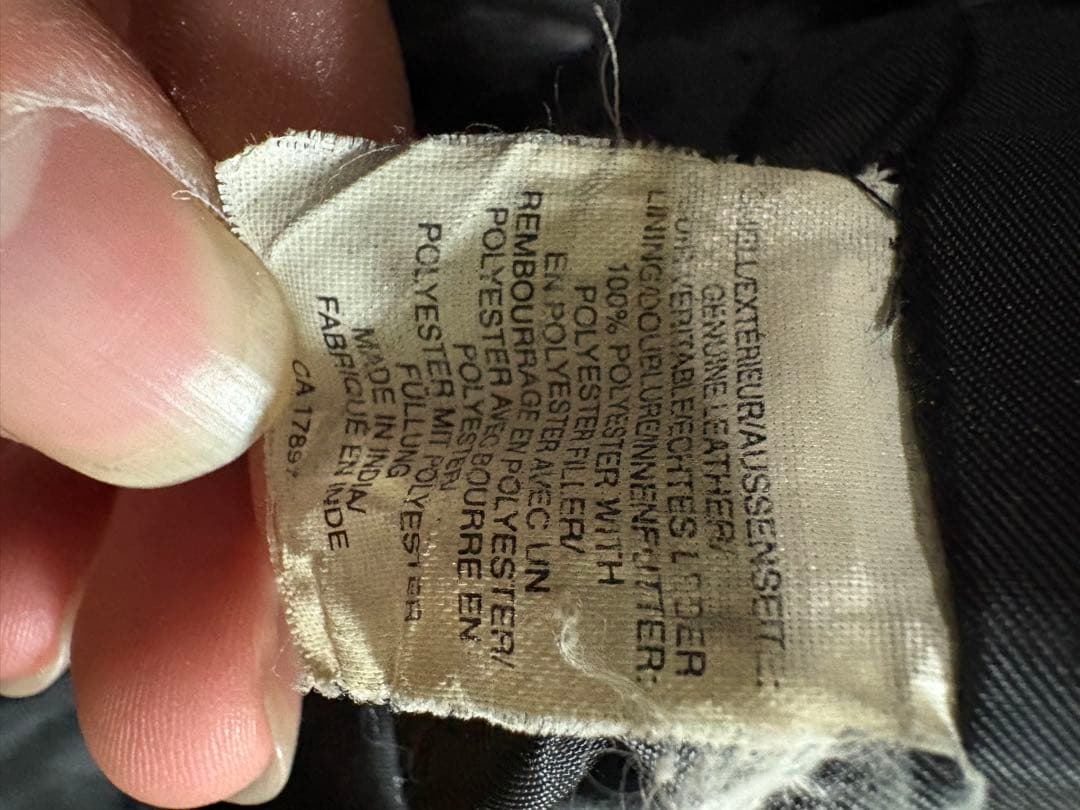 GAP 90s レザー　カーコート