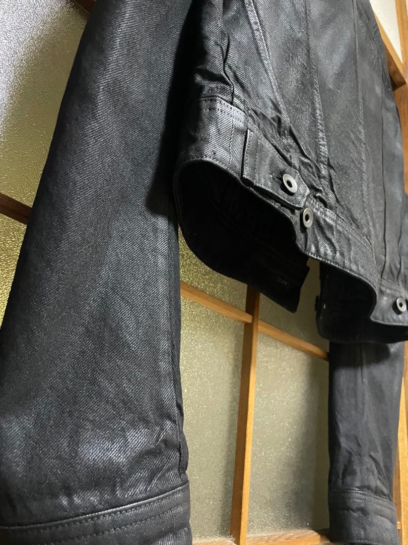 julius 2026SS 12onz コーティング デニムジャケット 短丈