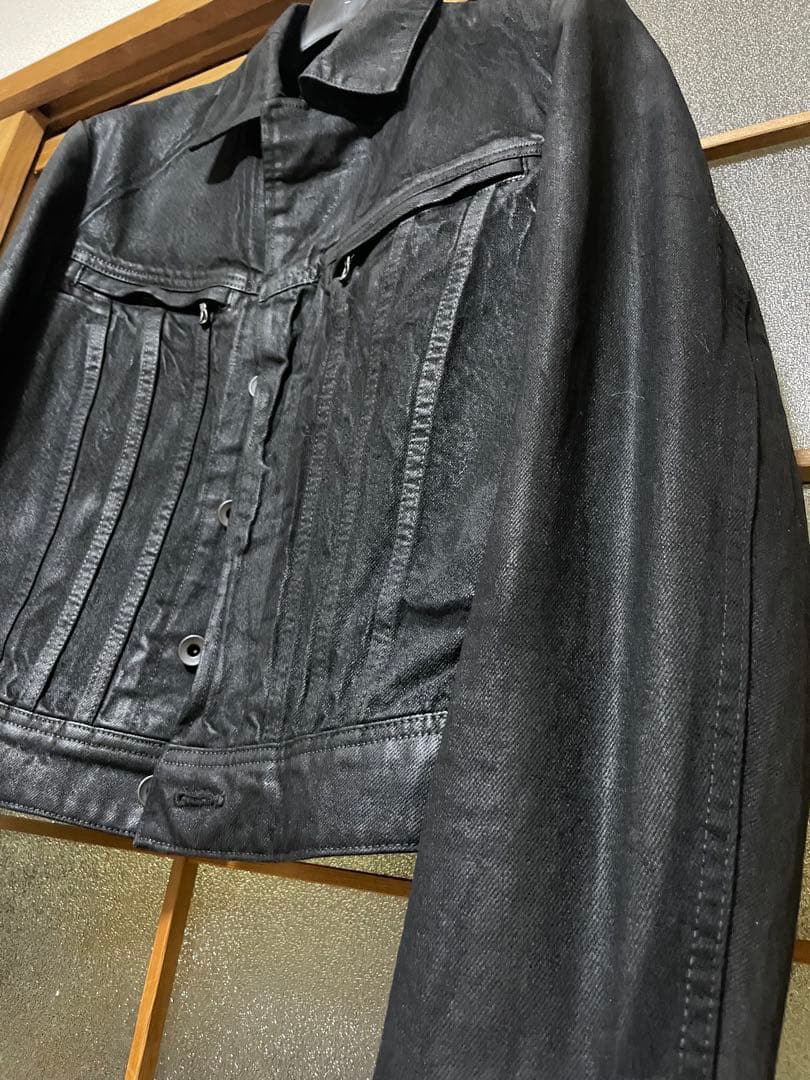 julius 2026SS 12onz コーティング デニムジャケット 短丈