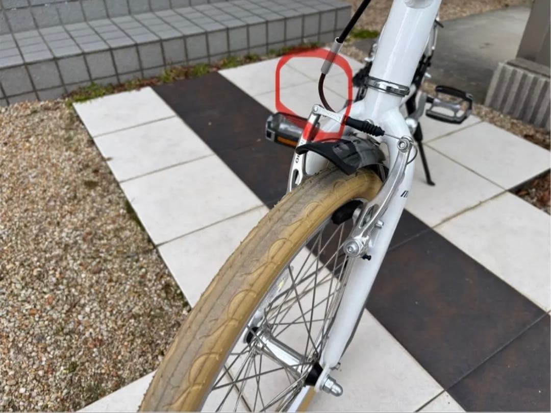 【引取限定滋賀県】ルイガノ LOUIS GANEU ミニベロ ホワイト