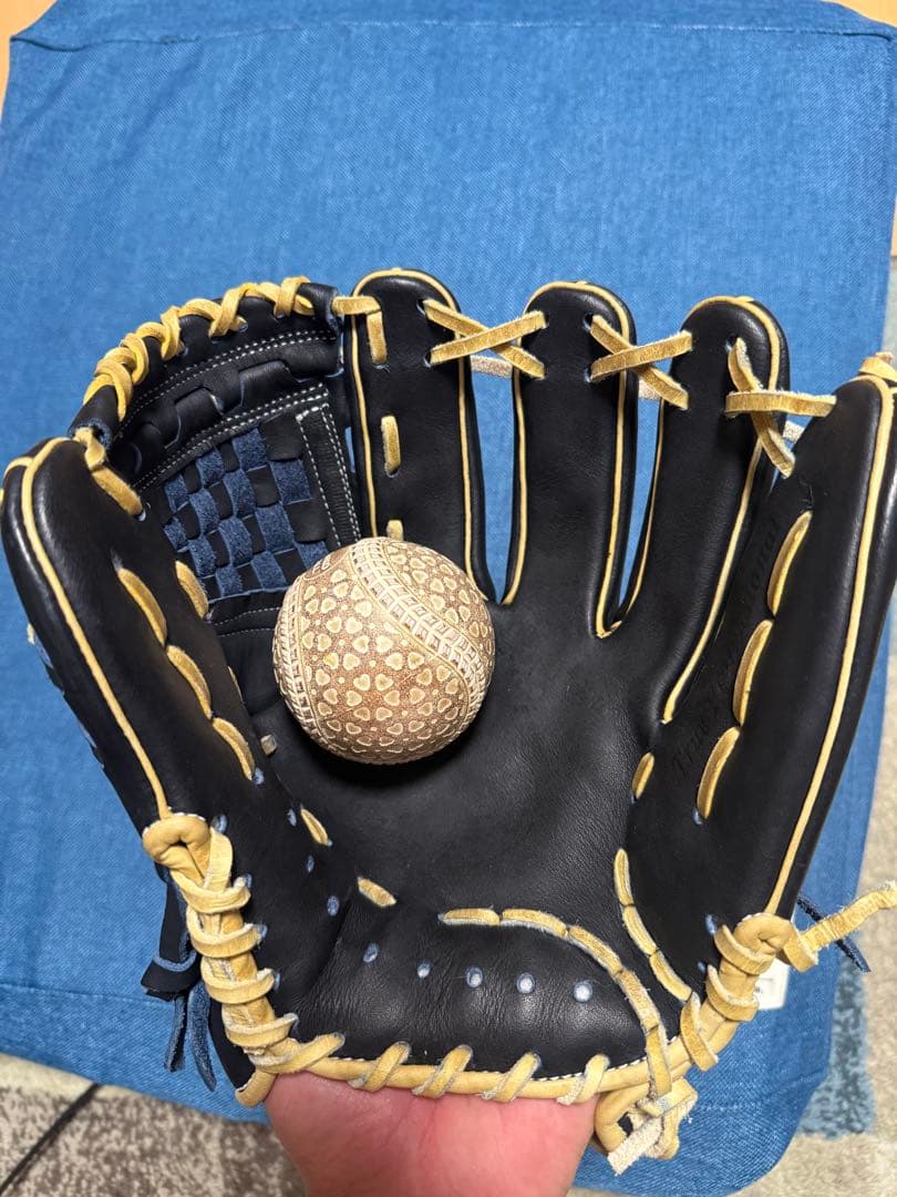 スラッガー軟式オーダーグローブ 湯もみ型付け済み