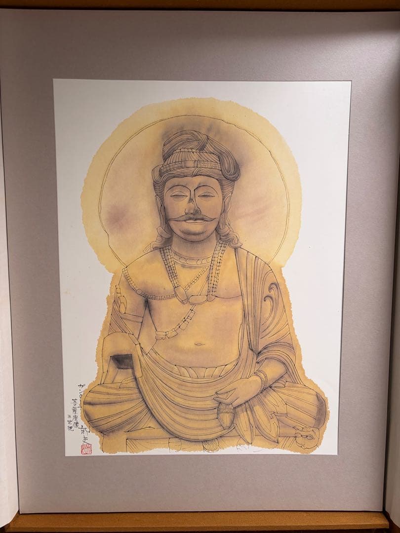 平山郁夫 作品集 「遙かなる旅」新作素描集　25枚揃 絵画 美術　日本経済新聞社