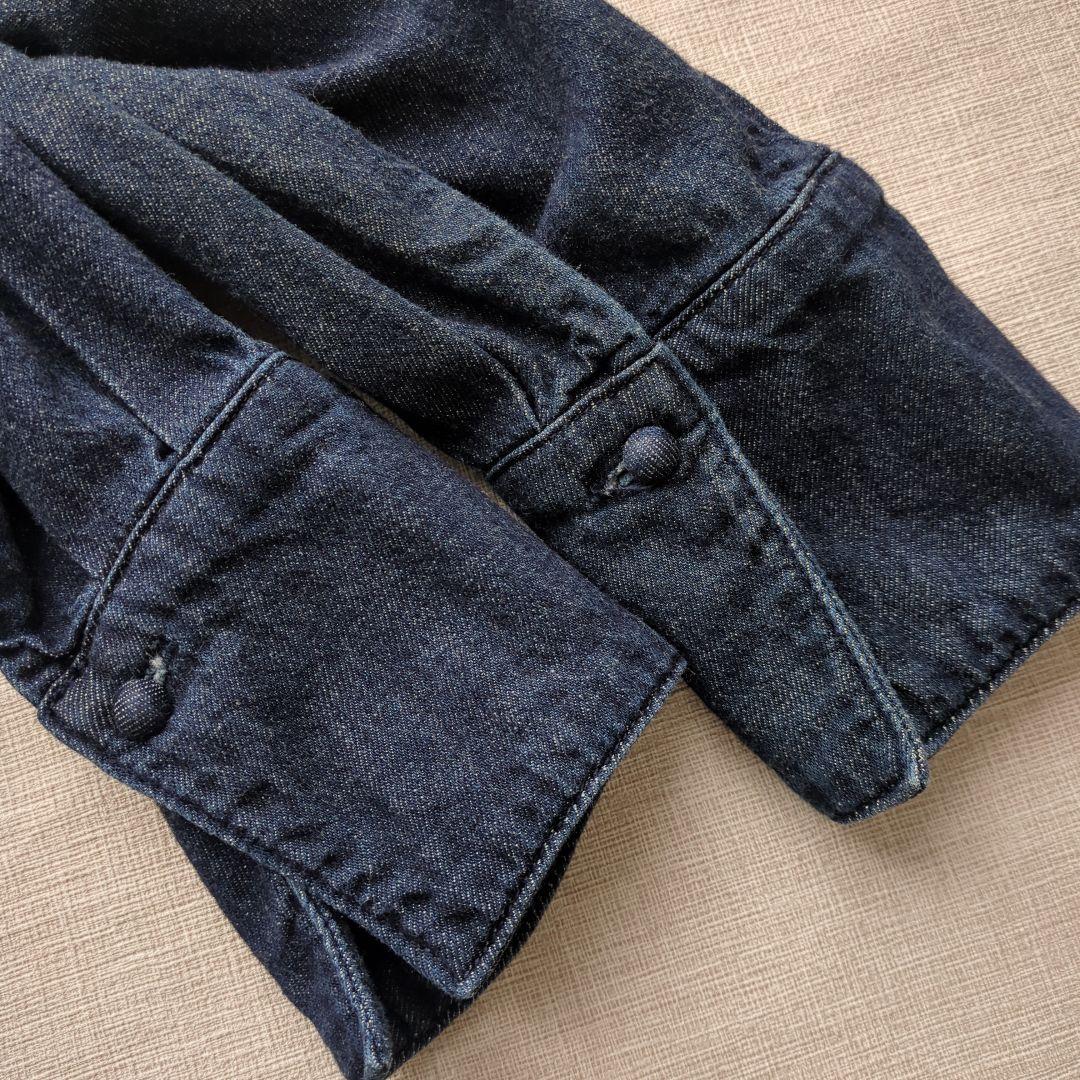 Vin.　スコットクラブ　デニムワンピース　ロング　リボンタイ　ゆったり