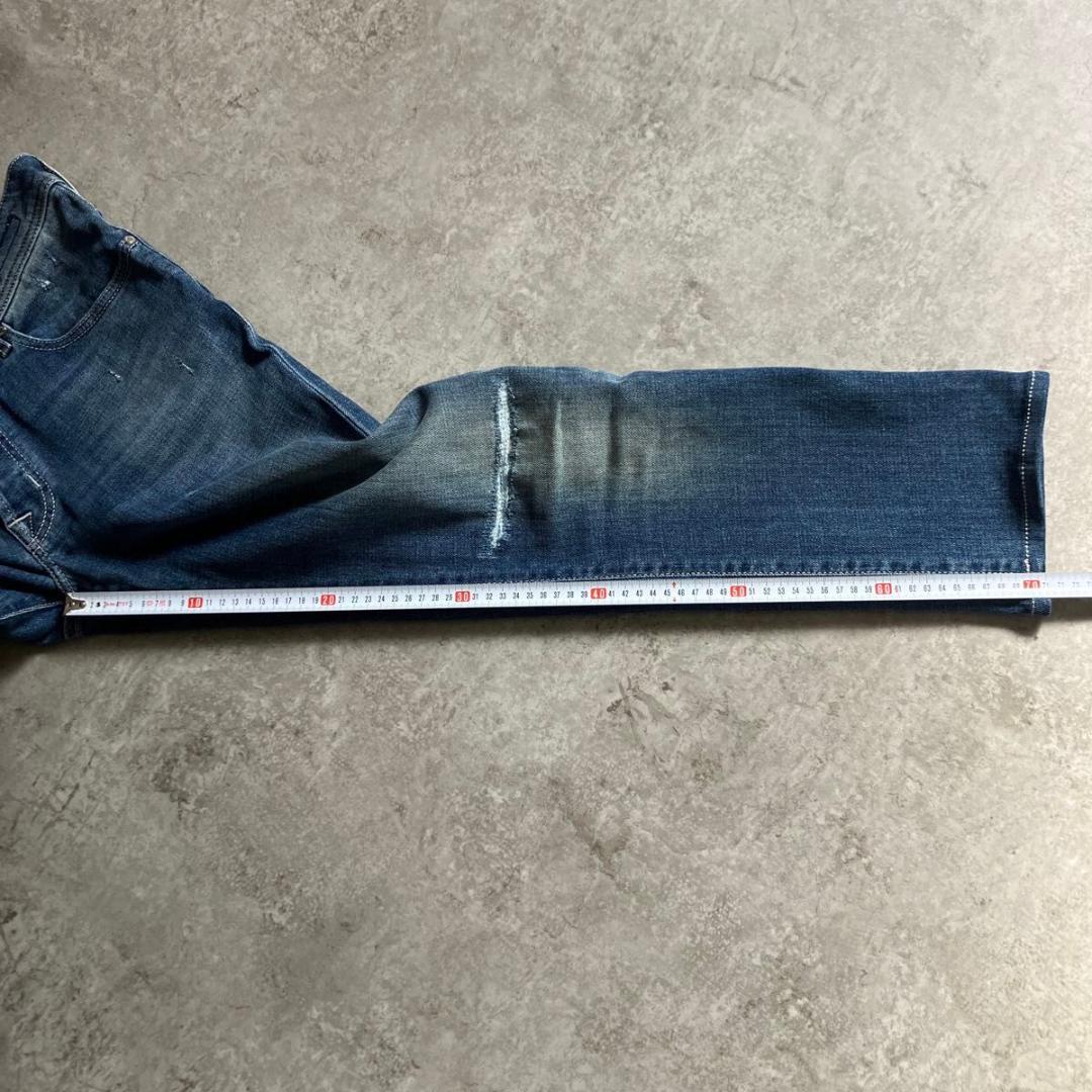 JACOB COHEN J622 32 ヤコブコーエン デニム ダメージ加工 青